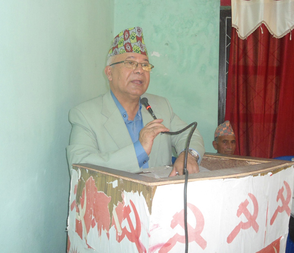 UML is not in favor of constitution amendment, reaffirms Nepal